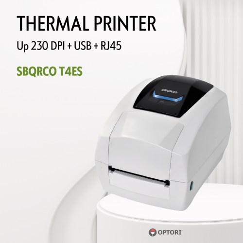 Máy in tem nhãn SBQRCO T4ES – In nhiệt gián tiếp