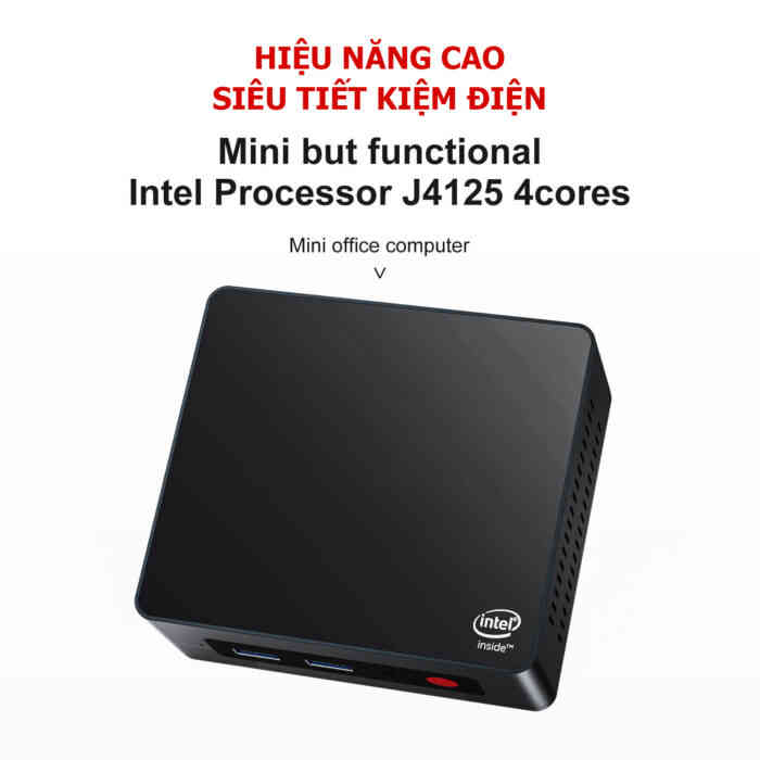 Máy tính để bàn giá rẻ - Máy chủ server pos - Mini PC Intel NUC J4125 - Ảnh 3