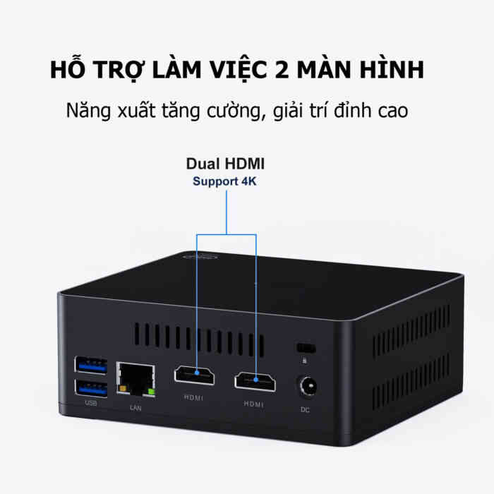 Máy tính để bàn giá rẻ - Máy chủ server pos - Mini PC Intel NUC J4125 - Ảnh 2