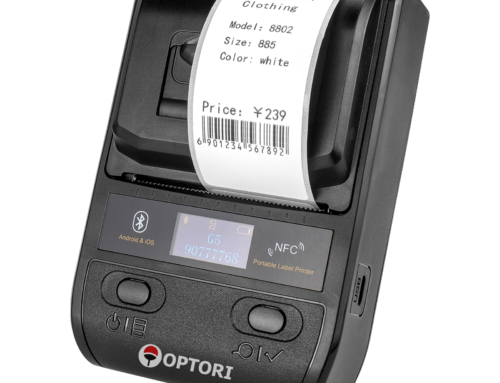 Hình ảnh thực tế máy in tem nhãn mã vạch OPTORI L50C