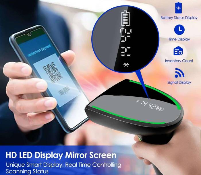 Máy quét mã vạch Bluetooth Optori OPT-8603 - Ảnh 4