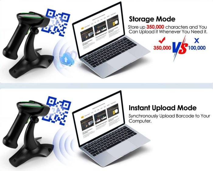 Máy quét mã vạch Bluetooth Optori OPT-8603 - Ảnh 12