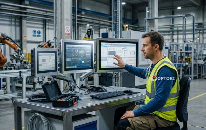 Giá màn hình cảm ứng công nghiệp 17–24–32 inch tham khảo