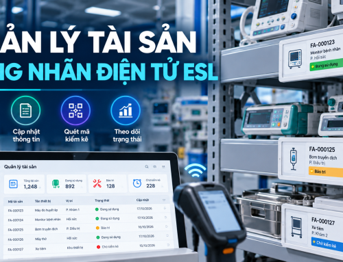Quản lý tài sản trong doanh nghiệp và cơ quan bằng công nghệ AI E-Paper (Electronic Shelf Label)
